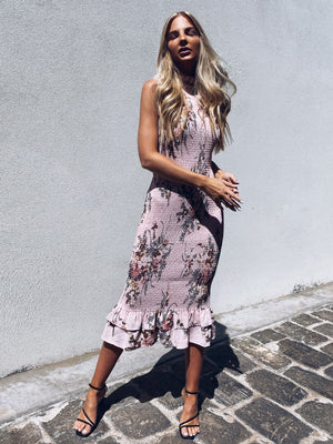 IMOGEN DRESS PINK