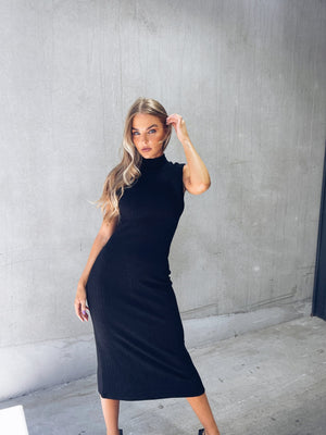 SYDNEY DRESS BLACK - SALE ITEM